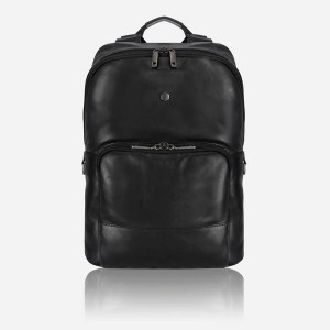Jekyll & Hide Montana Laptop Backpack 3667 - Black Leather