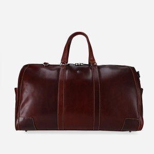Jekyll & Hide Oxford Leather Large Cabin Holdall 49cm 3648 - Mocha Leather