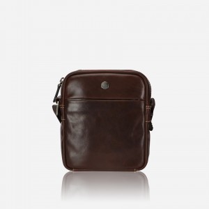 Jekyll & Hide Compact Crossbody 3697 - Mocha Leather