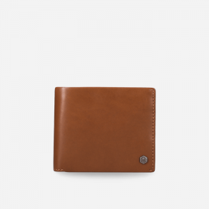 Jekyll & Hide Medium Billfold Wallet With Coin 6492 -Tan Leather