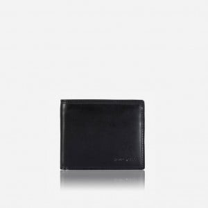 Jekyll & Hide Medium Billfold Wallet With Coin 6492 - Black Leather