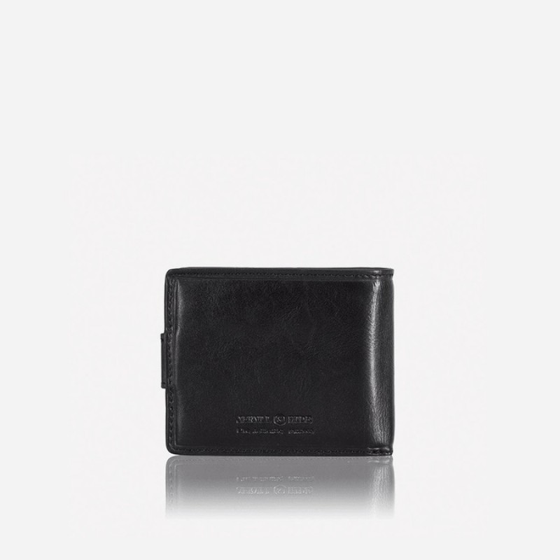 Jekyll & Hide Oxford Bifold Wallet and I.D Window - Black Leather