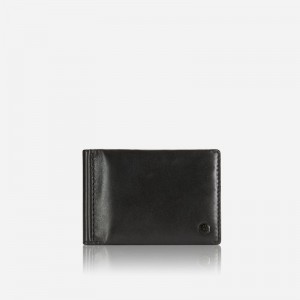 Jekyll & Hide Leather Money Clip Wallet 2792 - Black Leather