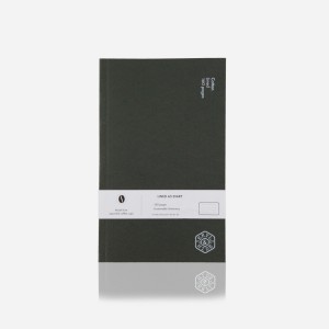 Jekyll & Hide Upcycled A5 Diary - Green (Olive)