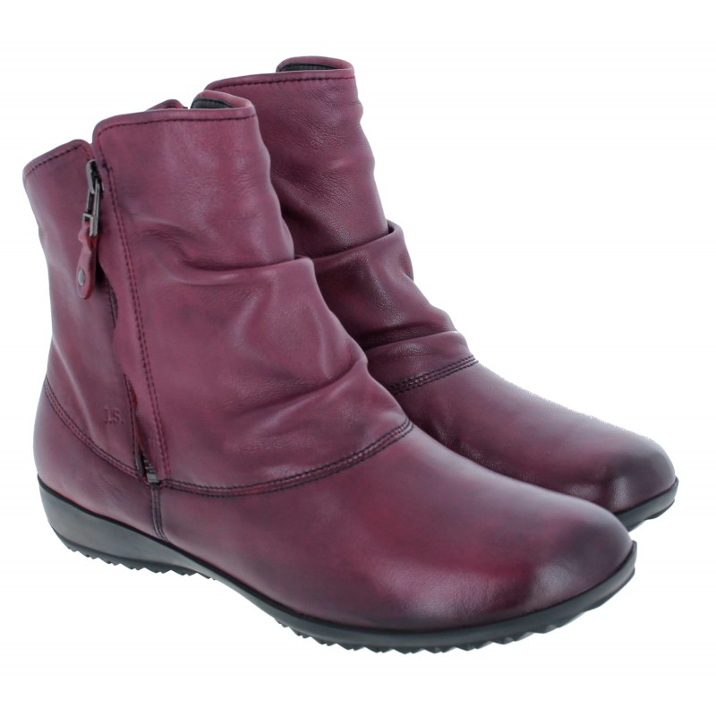 Naly 24 79724 Ankle Boots - Burgundy Leather