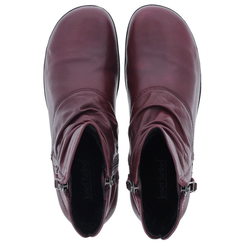 Naly 24 79724 Ankle Boots - Bordeaux Leather Naly 24 79724 Ankle Boots - Bordeaux Leather