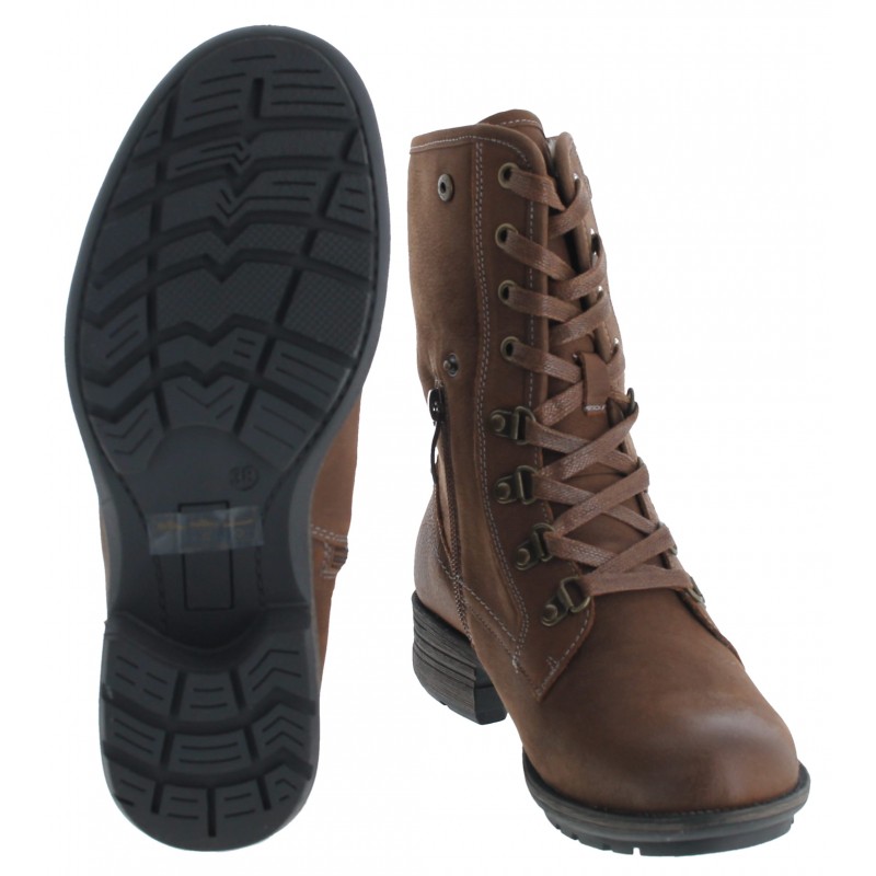 Susie 04 593504 Lace-Up Ankle Boots - Brown Nubuck