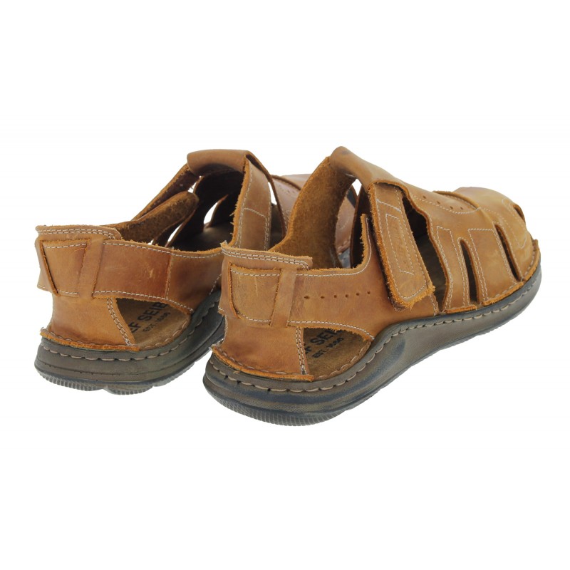 Maverick 01 Closed Toe Sandals - Castagne Leather