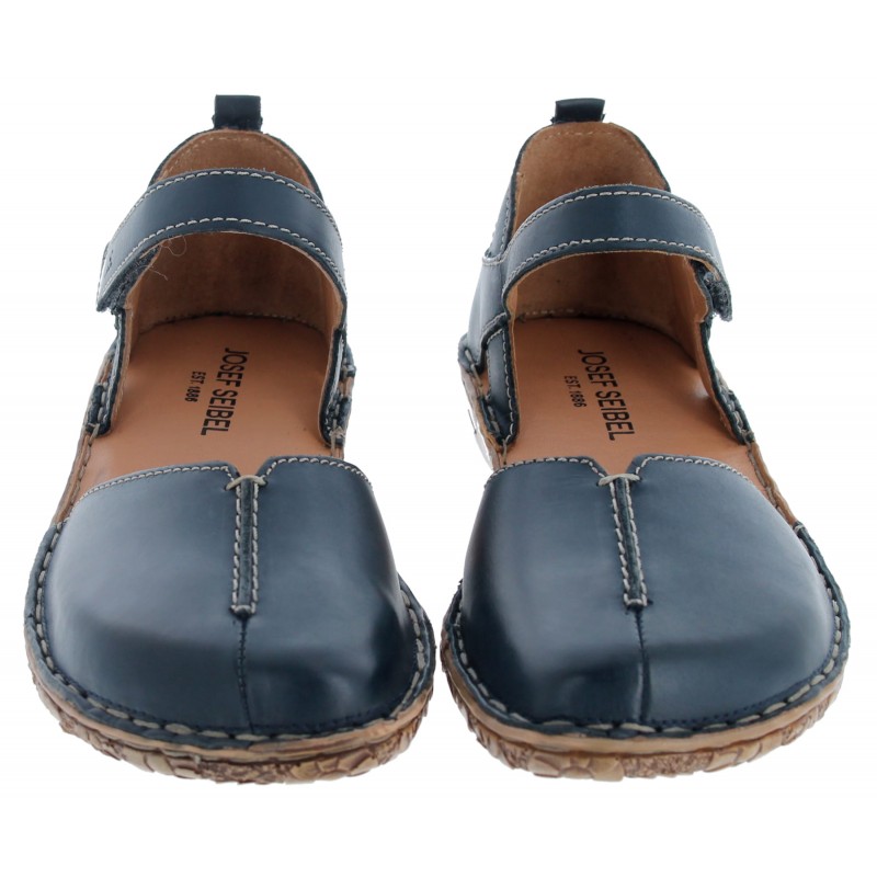 Rosalie 42 79542 Closed Toe Sandals - Blue Leather