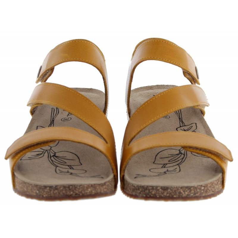 Tonga 25 78519 Sandals - Yellow Leather