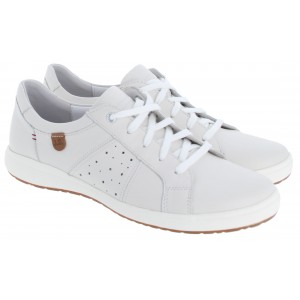 Josef Seibel Caren 01 67701 Lace -Up Shoes - White Leather