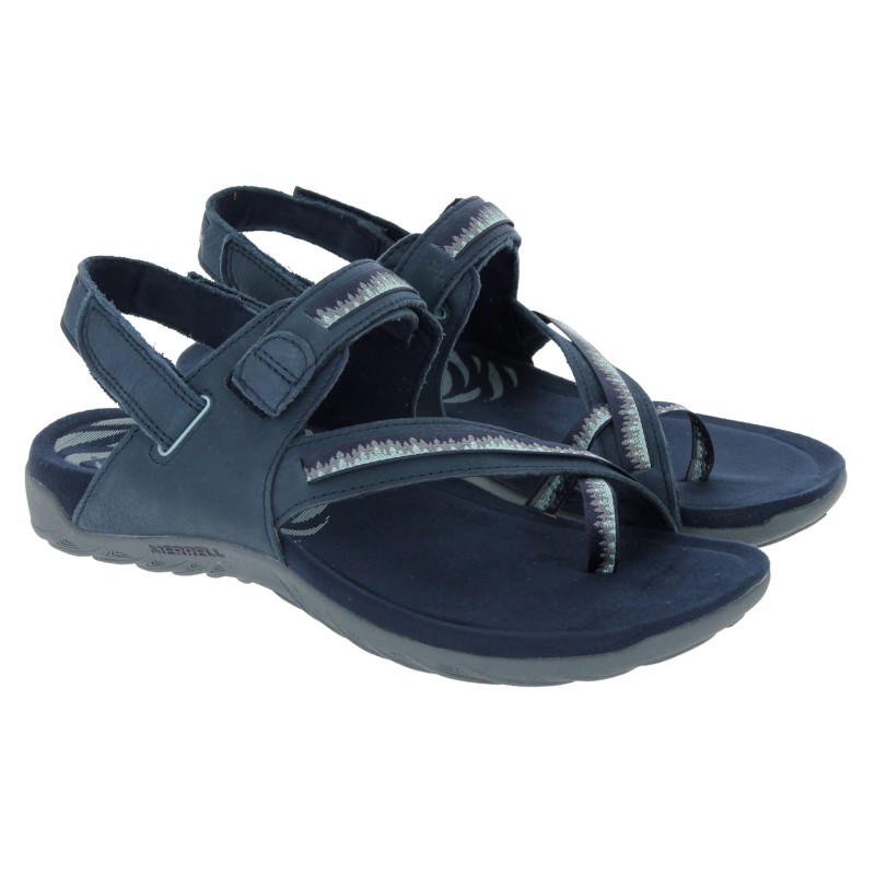 Terran 3 Cush Convert Post Sandals  J003260 - Navy Leather