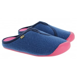 Nordikas 1320 Mule Slippers - Denim Textile