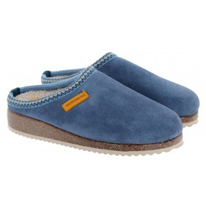 Nordikas Afelpado Slippers 2248 - Blue Denim Suede
