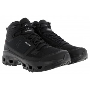 On Running Cloudrock Mid Waterproof 3MF10161043 Mens Trainers - Black/Black