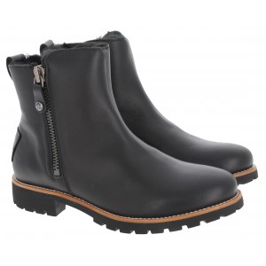 Panama Jack Fiore Trav Ankle Boots - Black Leather