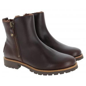 Panama Jack Fiore Trav Ankle Boots - Brown Leather