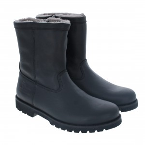 Panama Jack Fedro Igloo Boots - Black  Leather