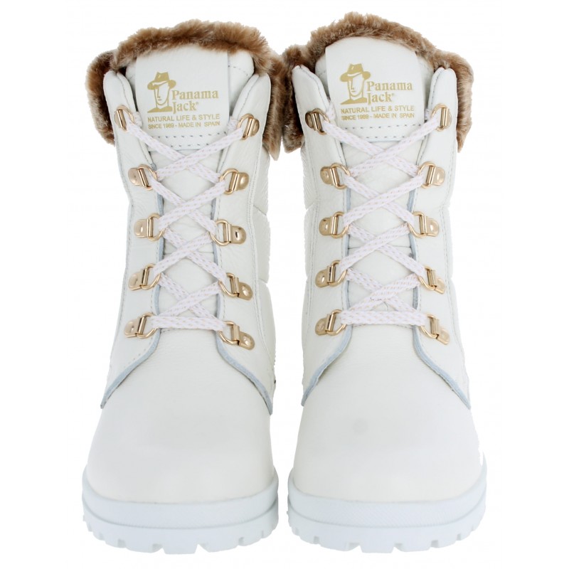 Tuscani Boots - White Leather