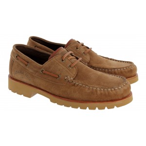 Panama Jack Boat Shoe - Bark Suede
