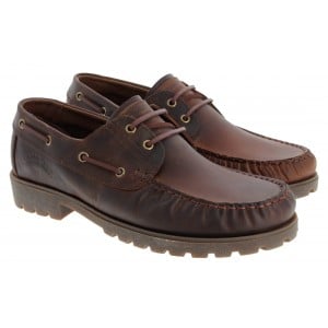 Panama Jack Boat Shoe - Bark Leather