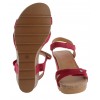 Julia B54 Sandals - Red Suede