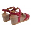 Julia B54 Sandals - Red Suede