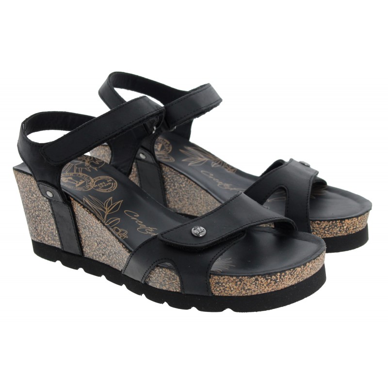 Julia Basics B22 Sandals - Black Leather
