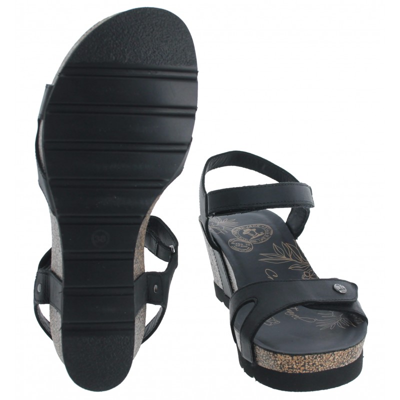 Julia Basics B22 Sandals - Black Leather