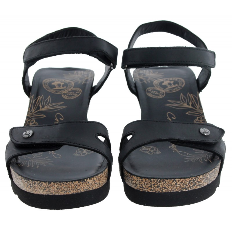 Julia Basics B22 Sandals - Black Leather