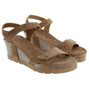 Panama Jack Julia B74 Sandals - Bark Suede