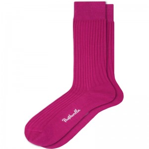 Pantherella Danvers Socks - Fuchsia