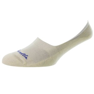 Pantherella Stride 3026F Invisible Socks - Cream