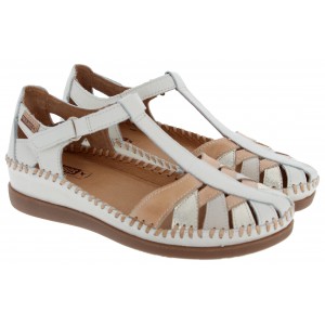 Pikolinos Cadaques W8K-0705C1 Closed Toe Sandals - Nata Leather