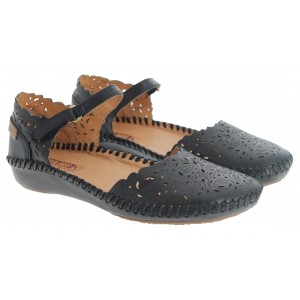 Pikolinos P. Vallarta 655-0906 Shoes - Black Leather
