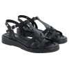 Roquetas W9B-0789 Sandals - Black  Leather