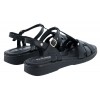Roquetas W9B-0789 Sandals - Black  Leather
