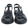 Roquetas W9B-0789 Sandals - Black  Leather