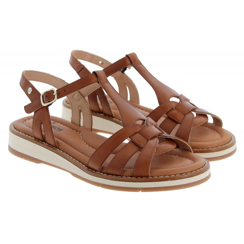 Roquetas W9B-0789 Sandals - Brandy Leather