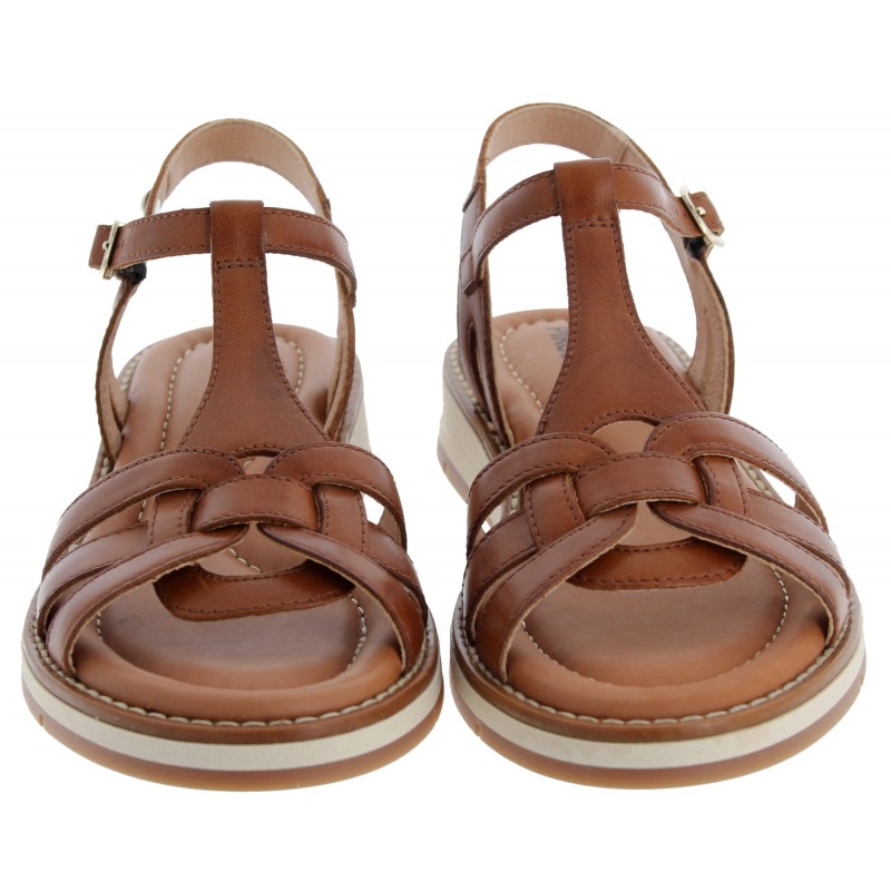 Roquetas W9B-0789 Sandals - Brandy Leather