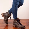 Aspe W9Z-8748C1 Ankle Boots - Lead Leather