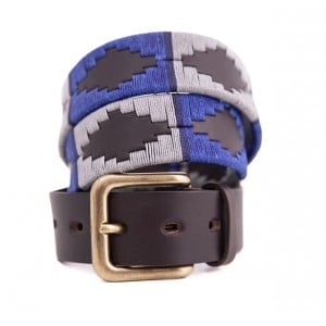 Pioneros 136 Polo Belt - Royal/Silver/Navy