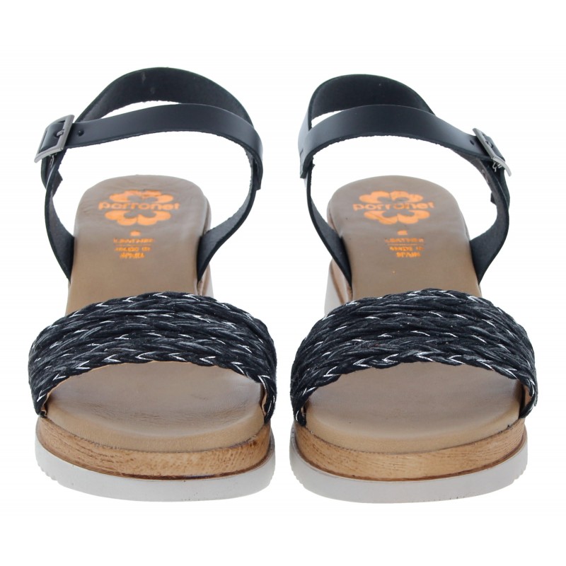 2955 Sandals - Black Leather