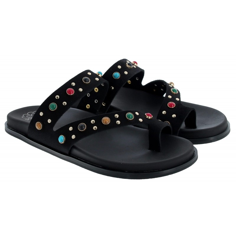 3292 Sandals - Black Nubuck