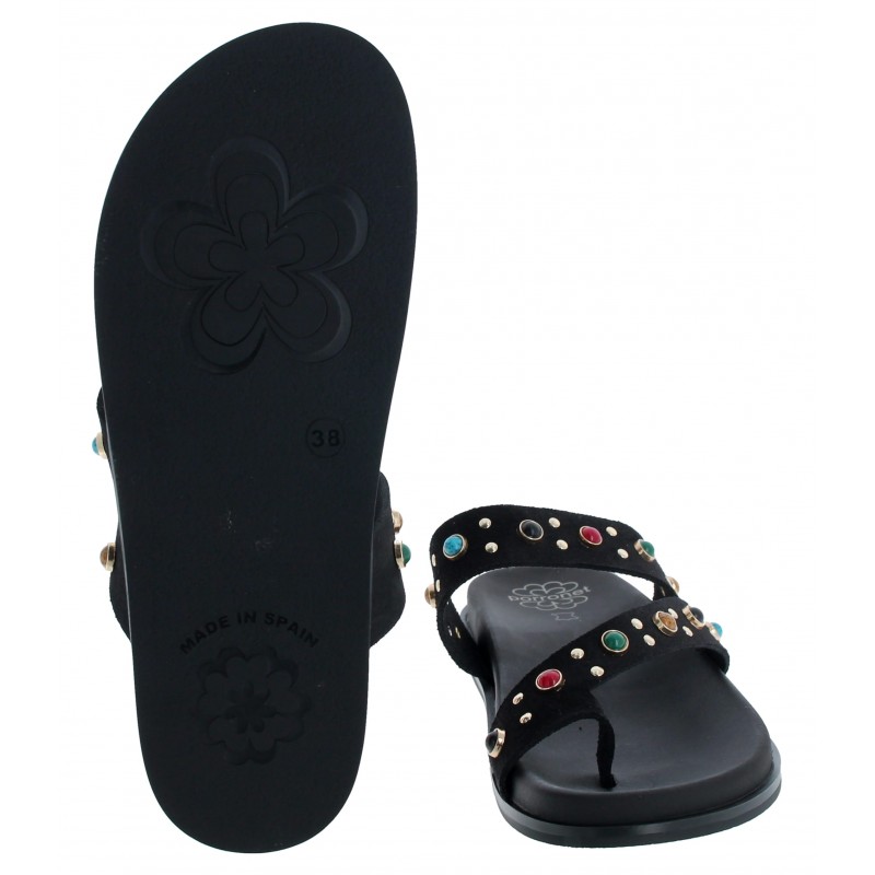 3292 Sandals - Black Nubuck
