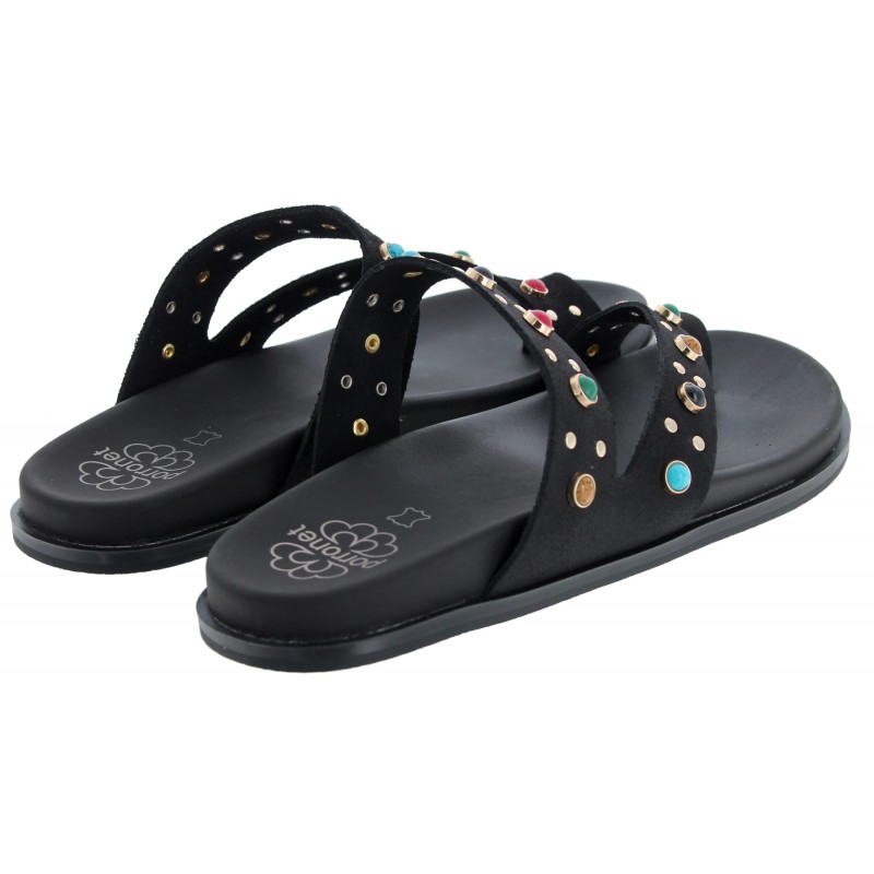 3292 Sandals - Black Nubuck