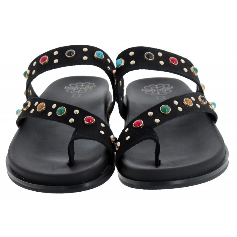 3292 Sandals - Black Nubuck