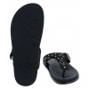 3294 Toe Post Sandals - Black Nubuck