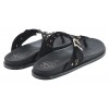 3294 Toe Post Sandals - Black Nubuck