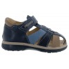 5859111 Closed Toe Sandals - Blue Leather